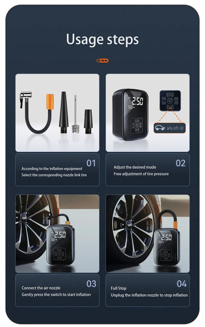 Wireless Smart Tire Inflator